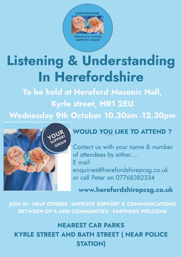 October Event for Herefordshire PCSG